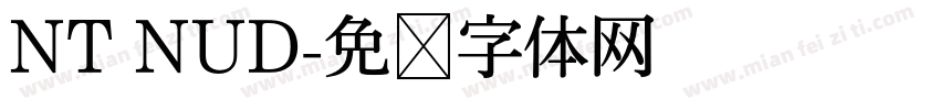NT NUD字体转换